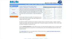 Desktop Screenshot of keyword-tracking-tool.adolix.com