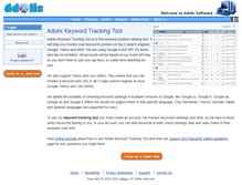 Tablet Screenshot of keyword-tracking-tool.adolix.com